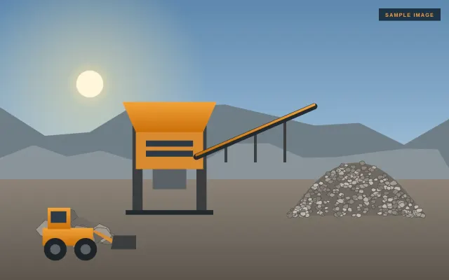 From Quarry to Site: How Crushed Stone Is Produced (sample illustration)